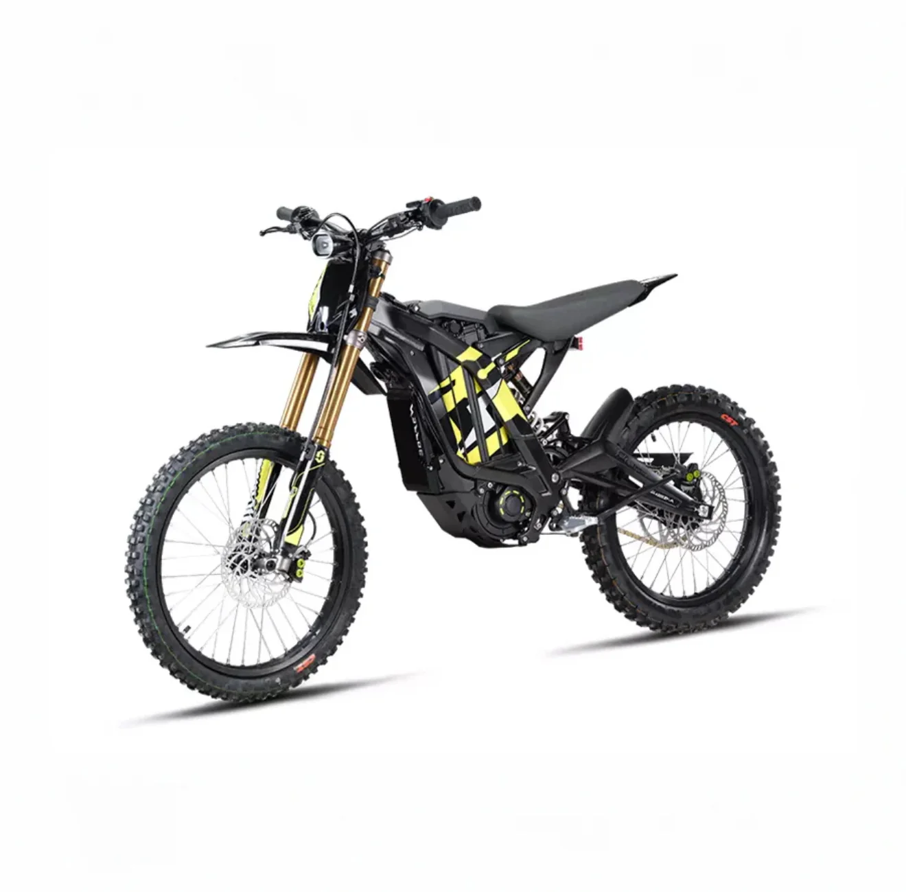 Sur Ron Light Bee-X Sur Ron Light Bee-X electric dirt bike rider navigating a challenging forest trail in Europe.
